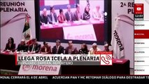 Rosa Icela Rodríguez llega a la Reunión Plenaria en la Cámara de Diputados