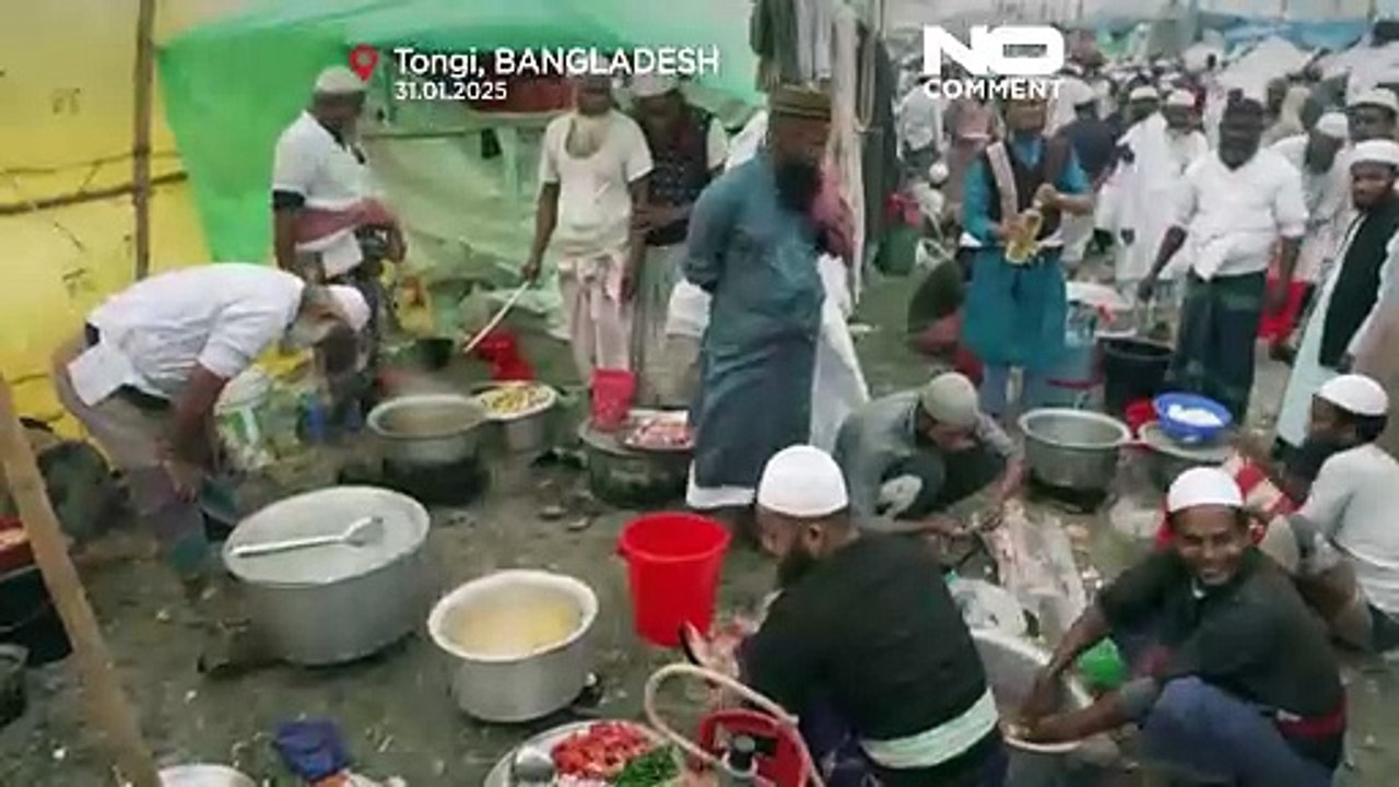 Muçulmanos reúnem-se no Bangladesh para o Bishwa Ijtema