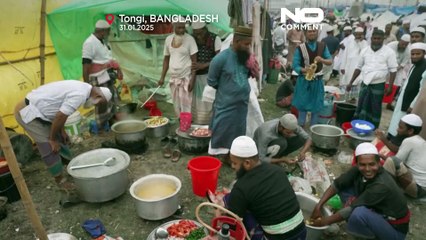 Bangladesh, i fedeli musulmani in pregiera per in occasione del Biswa Ijtema