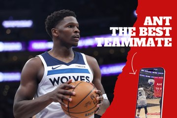 Anthony Edwards demonstrates how to be the best NBA teammate ever by a new level of cheering