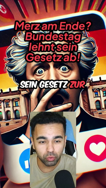 Merz am Ende: Bundestag lehnt sein Gesetz ab!