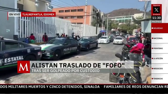 Preparan traslado de 'Fofo' Márquez tras ser golpeado por custodios en el penal de Barrientos