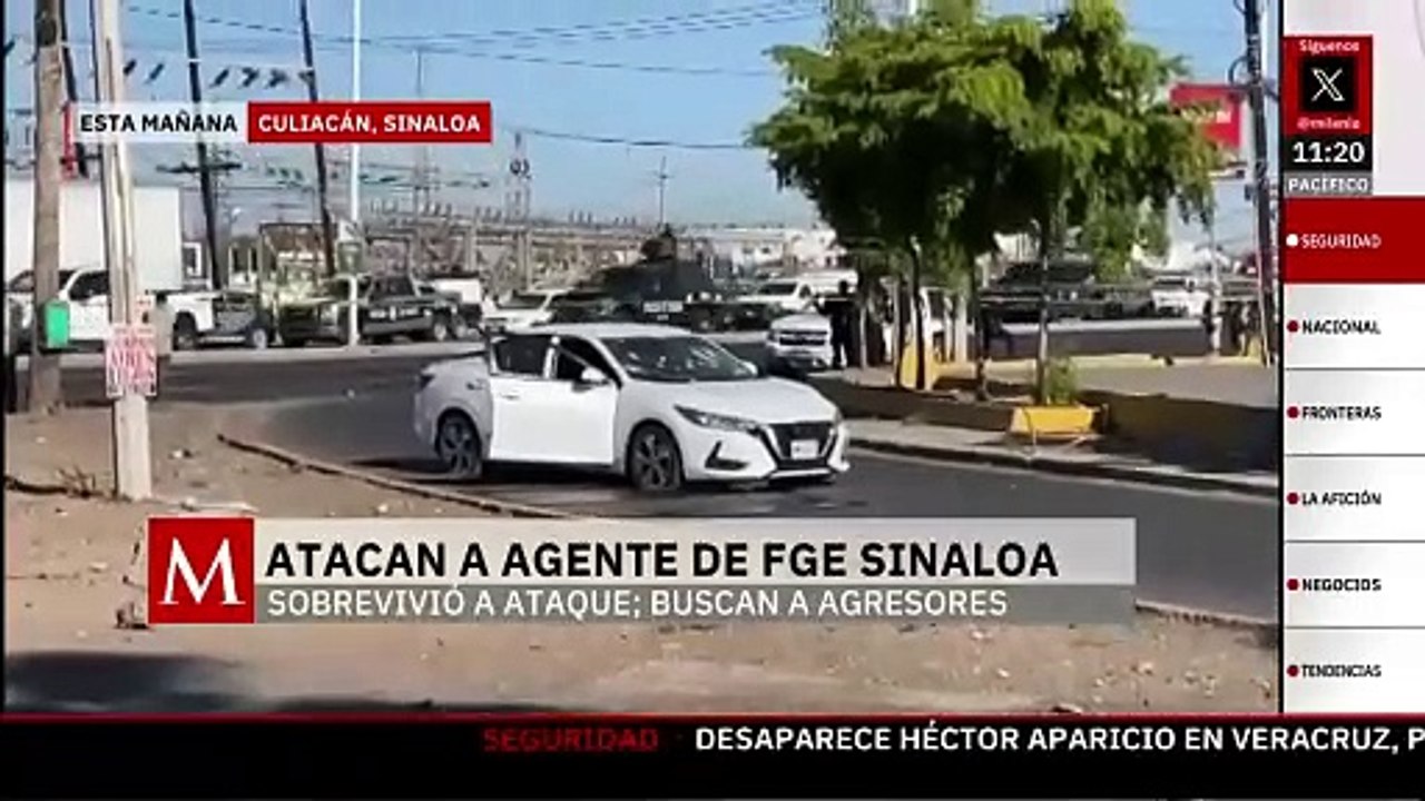 Atacan a balazos a agentes de FGE de Sinaloa en Culiacán; un elemento murió y otro quedó herido