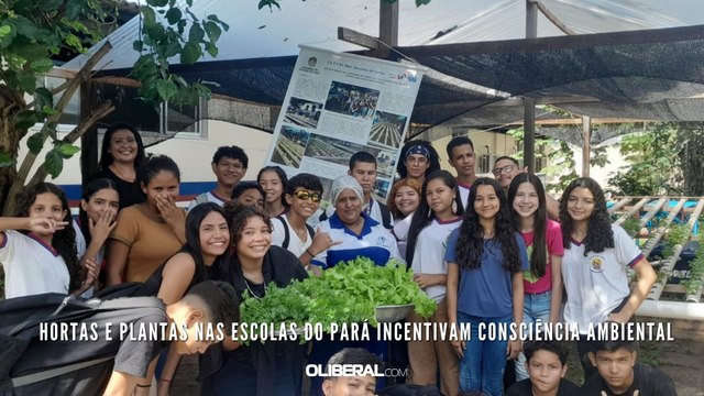 Hortas e plantas nas escolas do Pará incentivam consciência ambiental