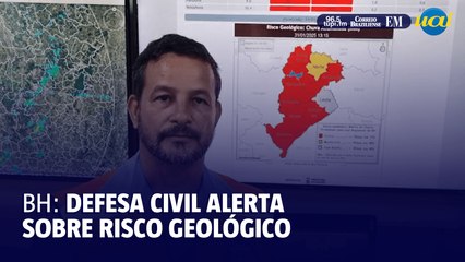 Waldir Figueiredo, subsecretário de Proteção e Defesa Civil de Belo Horizonte, fala sobre alerta de risco geológico