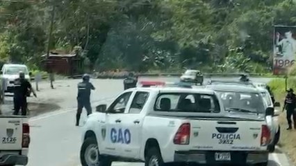 Persecución policial en Palmares