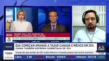 EUA taxam Canadá e México em 25%, e China sofrerá sobretaxa de 10%; dr. em ciência política analisa