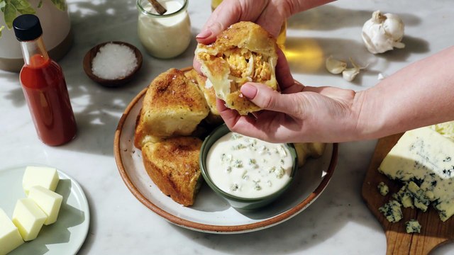 Our Buffalo Chicken Biscuit Bombs Are The Best Way To Serve Buffalo Chicken