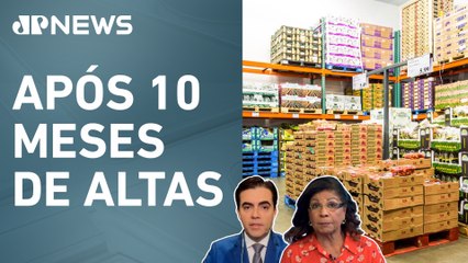 Preços dos alimentos no atacado recuam em janeiro de 2025; Vilela e Dora Kramer comentam