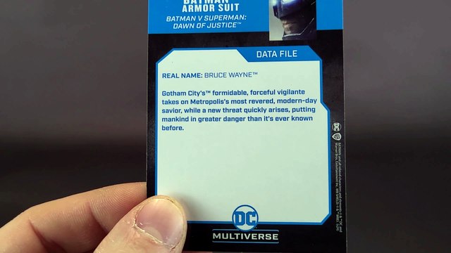 McFarlane Toys Batman V Superman Batman Armor Suit Figure