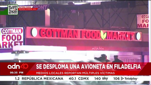 🚨¡Última Hora! Se desploma una avioneta en Filadelfia, Pensilvania; reportan varias víctimas