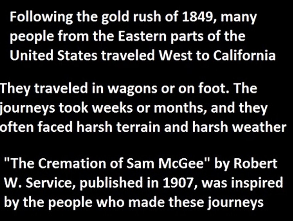 Poetry Reading_ _The Cremation of Sam McGee_ by Robert W. Service