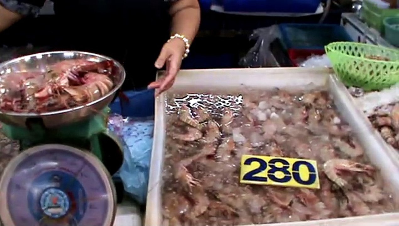 poissons et crustacés de thailande