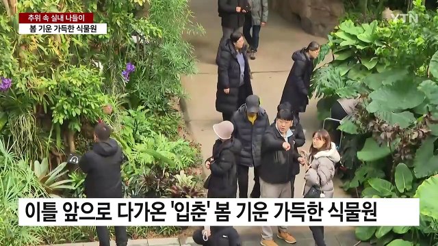 다음주면 벌써 '입춘'...2월 첫 주말 식물원 나들이 / YTN