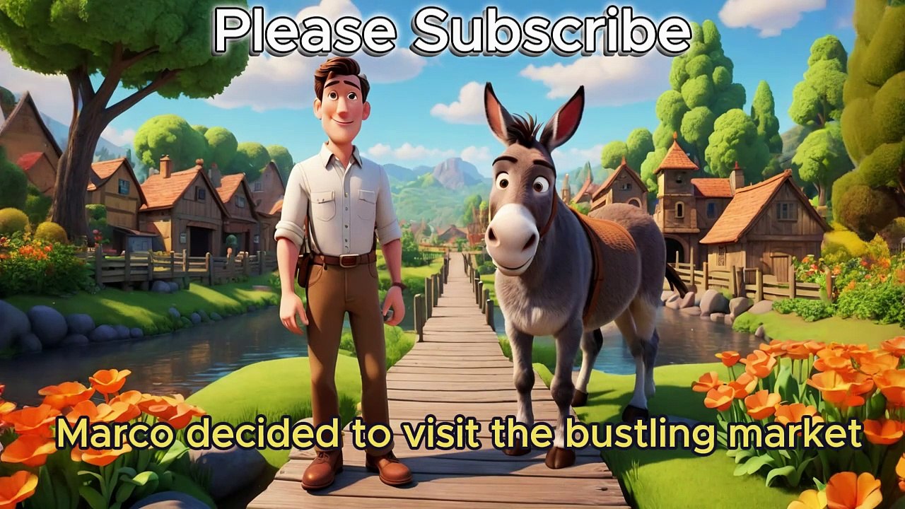 A Man And His Donkey Story In English | English For Kids | Learn With Learning Animation TV #foryou