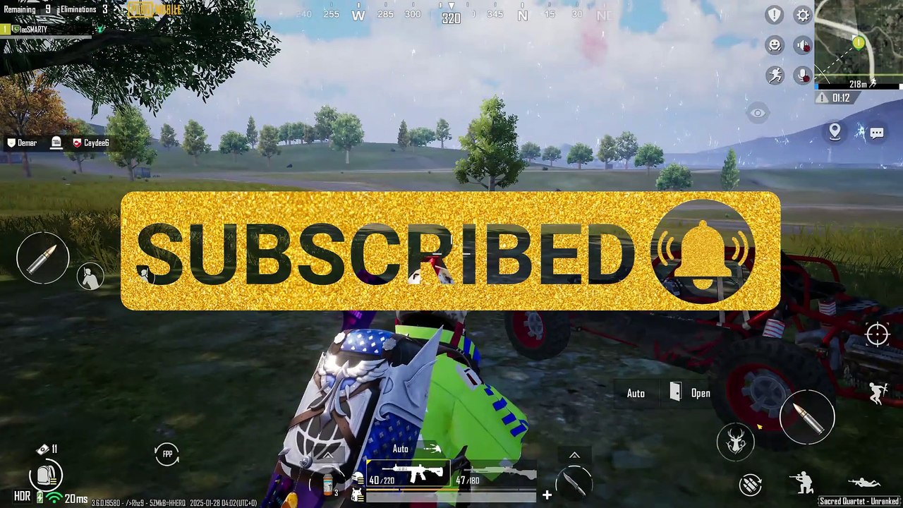 PUBG Mobile | 9 Kills | 164m DP-28 Long Shot | Gameplay 11