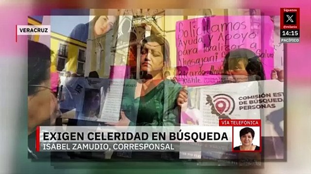 Madres de dos jóvenes desaparecidos exigen justicia por el caso de sus hijos en Xalapa, Veracruz