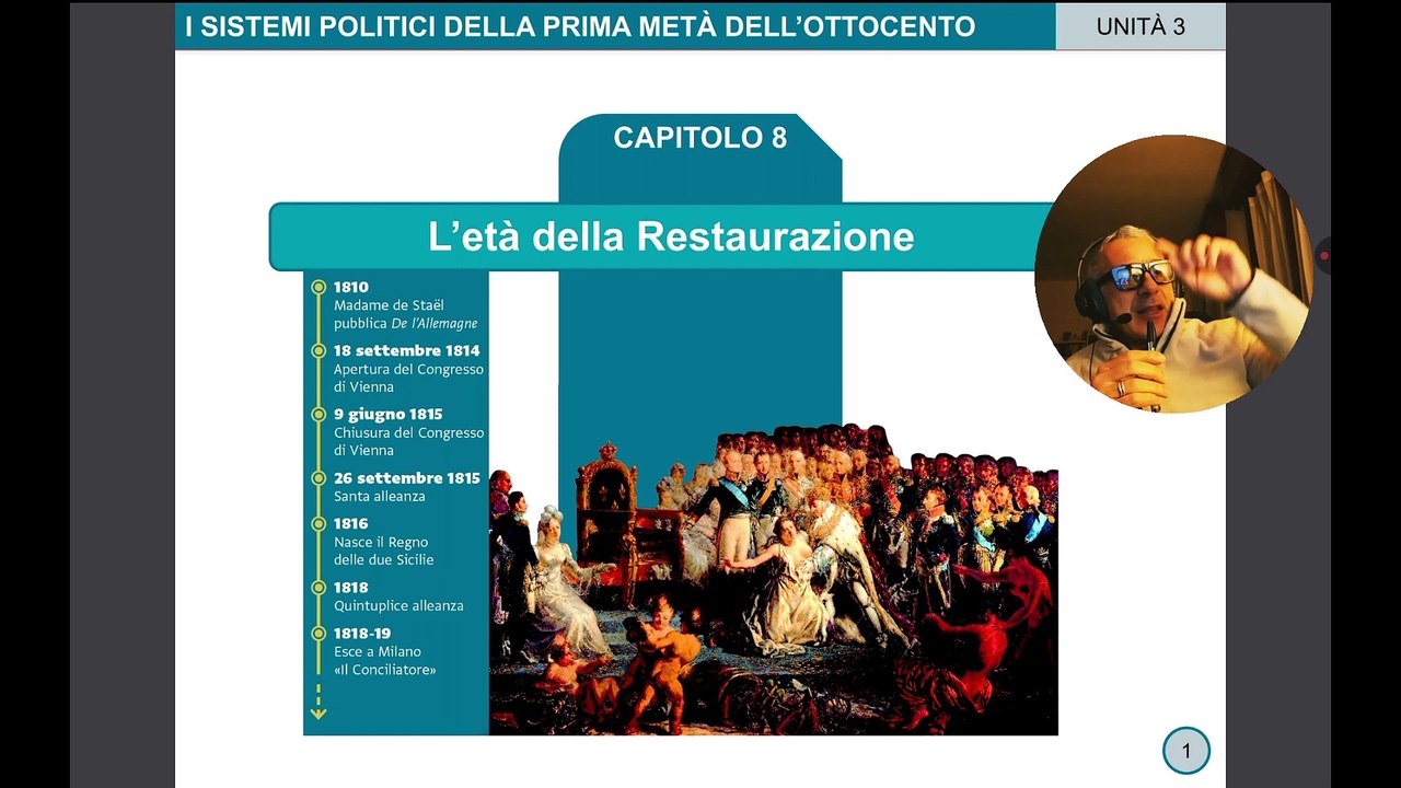 1. La Restaurazione: l'invenzione della tradizione