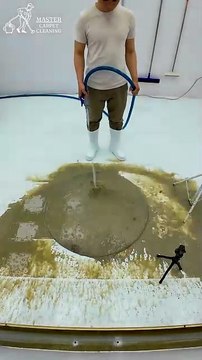 Flooded - Astounding Muddy Flooding Carpet Cleaning - Satisfying Video, ASMR Cleaning #shorts