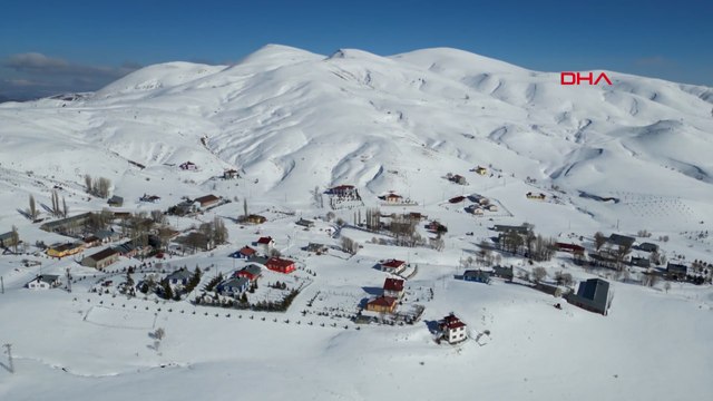 Kızıldağ'ın zirvesindeki köyde sadece 2 mevsim görülüyor