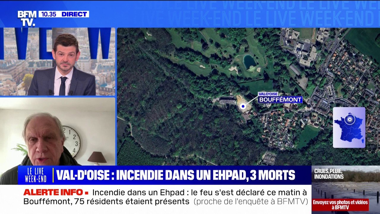 Incendie dans un Ehpad: "La situation s'est stabilisée", indique le maire de Bouffémont dans le Val-d'Oise