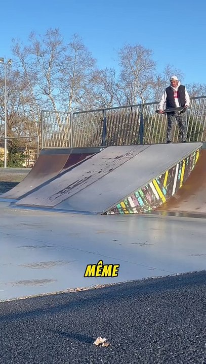 SKATE SUR RAMPE GELÉE 😳