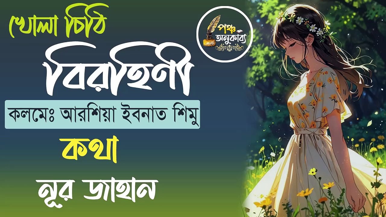 খোলা চিঠি | বিরহিণী । আরশিয়া ইবনাত শিমু | Pancha Anukabyo #panchaanukabyo | #lovestory #Romantic