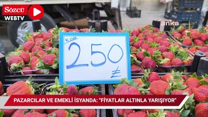 Pazarcılar ve emekli isyanda: "Pazar değil kimsesizler mezarlığı! Fiyatlar altınla yarışıyor"