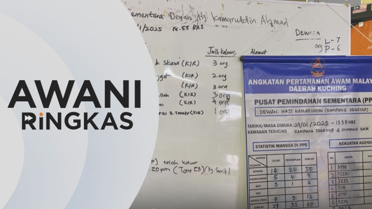 AWANI Ringkas: Jumlah PPS di Sarawak bertambah