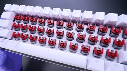 Razer Huntsman Mini： Mercury Edition Unboxing (Red Switches) - ASMR