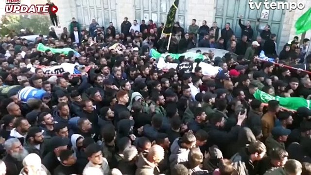 10 Warga Palestina Tewas Setelah Serangan Udara Israel di Tepi Barat