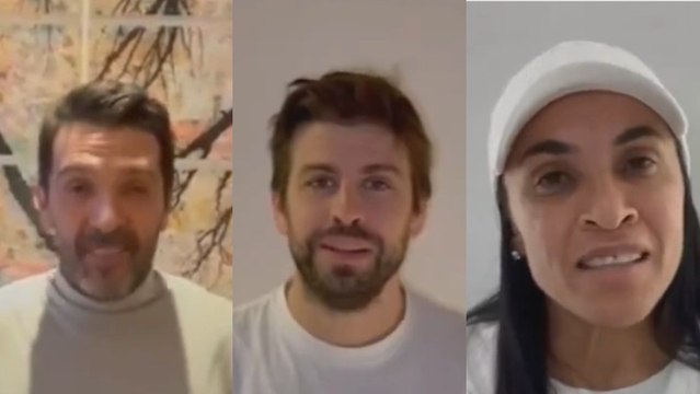 Leyendas del fútbol saludan a Neymar: Piqué, Buffon, Rodrygo, Marta Vieira...