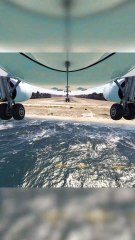 Elegant Touchdown Air Corsica A320neo at Hobart International Airport (YMHB), Hobart, Australia