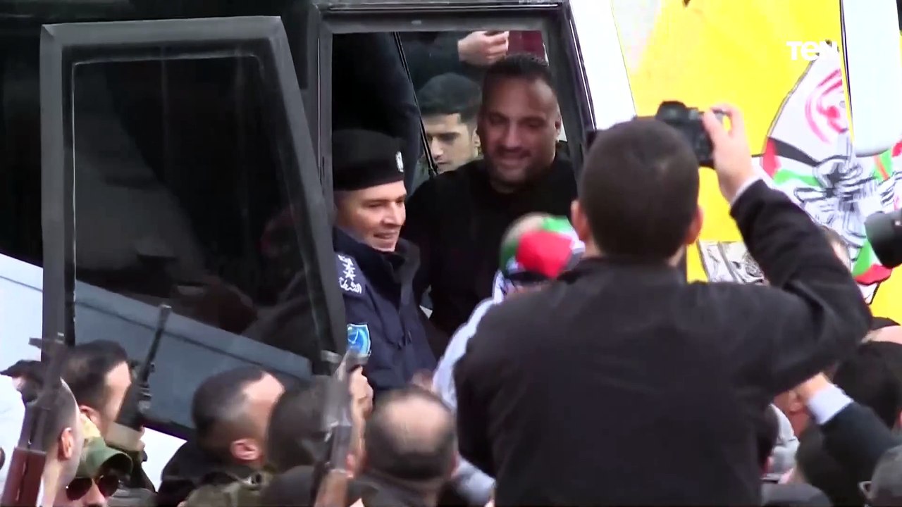 وصول الأسرى الفلسطينيين إلى رام الله