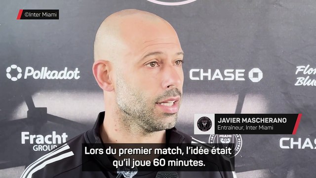 Mascherano : “Messi va très bien, conformément à ce que nous avions prévu”