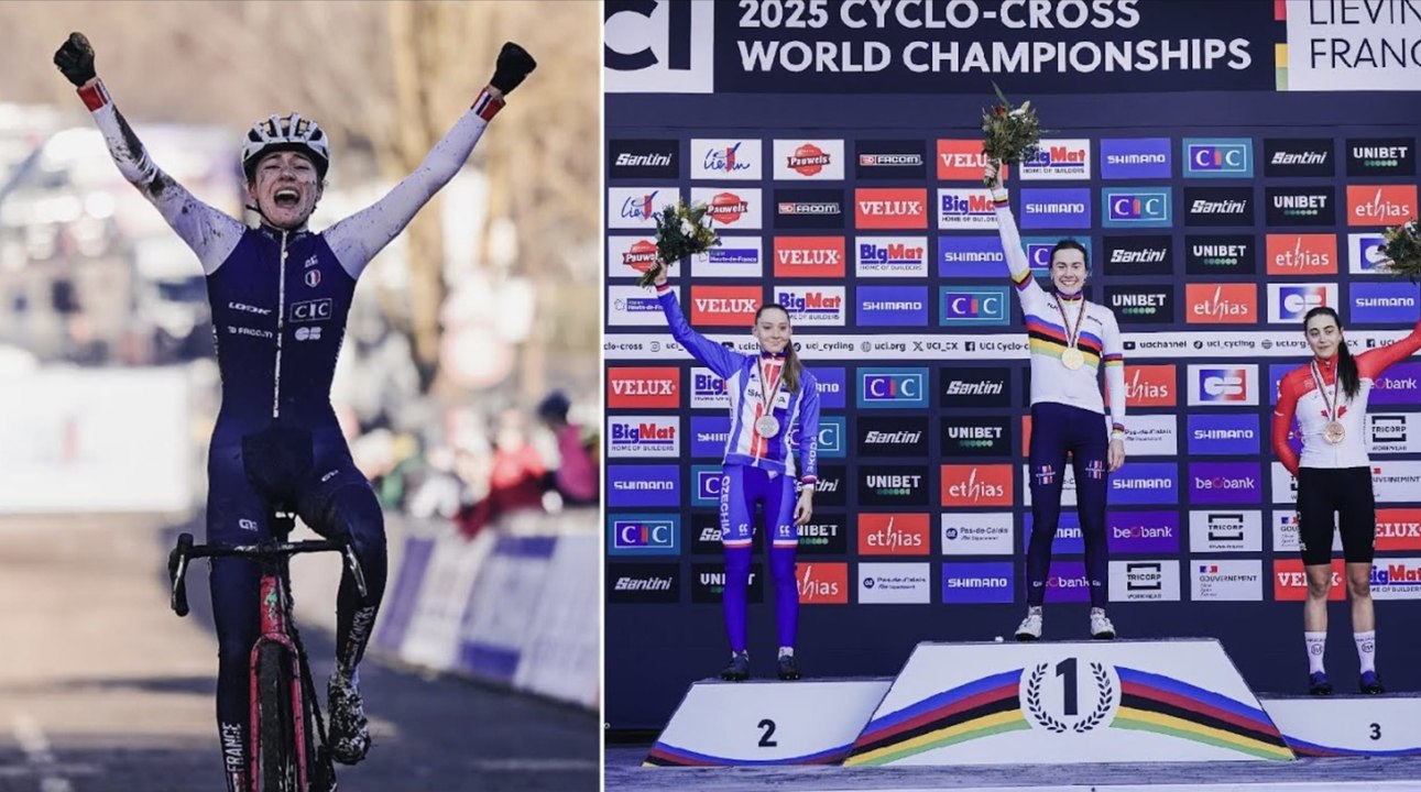 Cyclisme - Championnats du Monde Cyclo-cross Liévin 2025 - Lise Revol sacrée championne du monde U19 après une course folle !