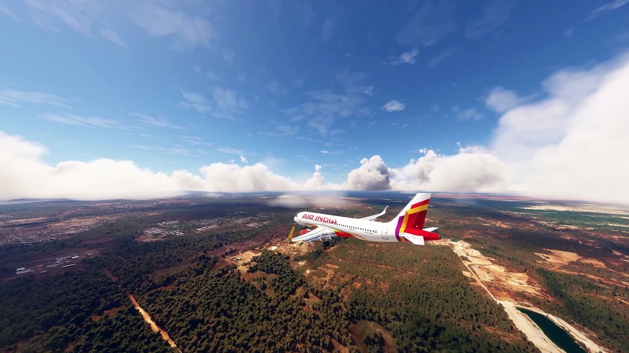 Gorgeous Touchdown Air India A320neo at Darwin International Airport (YPDN), Darwin, Australia
