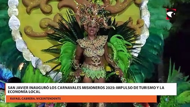 San Javier inauguró los Carnavales Misioneros 2025 impulso de turismo y la economía local