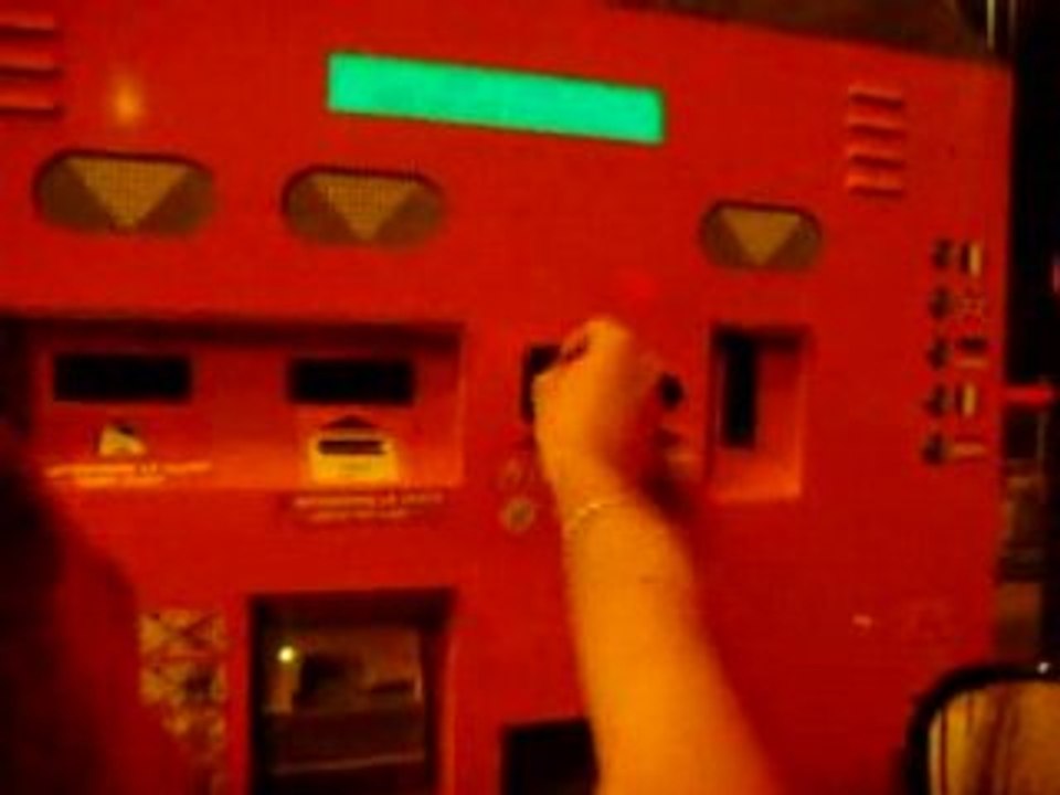 Trippe machine péage autoroute