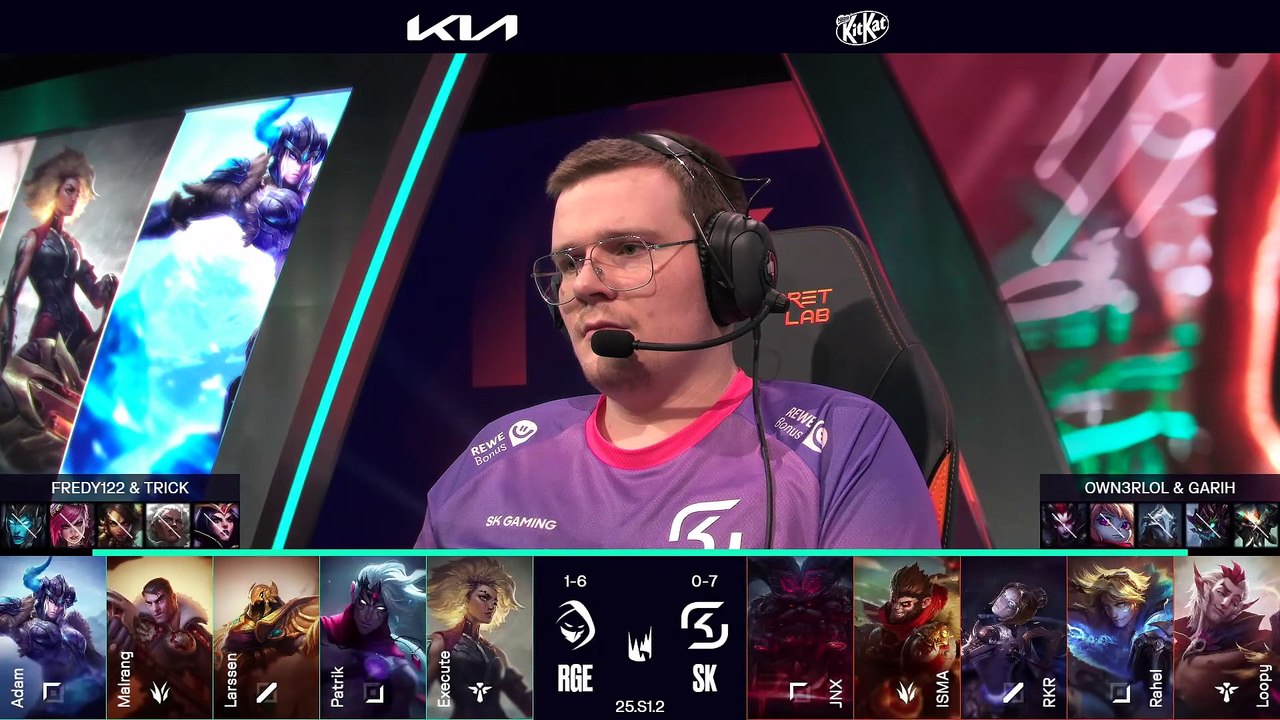 RGE v SK | 2025 LEC Winter | Week 3 Day 2 | Rogue vs SK Gaming