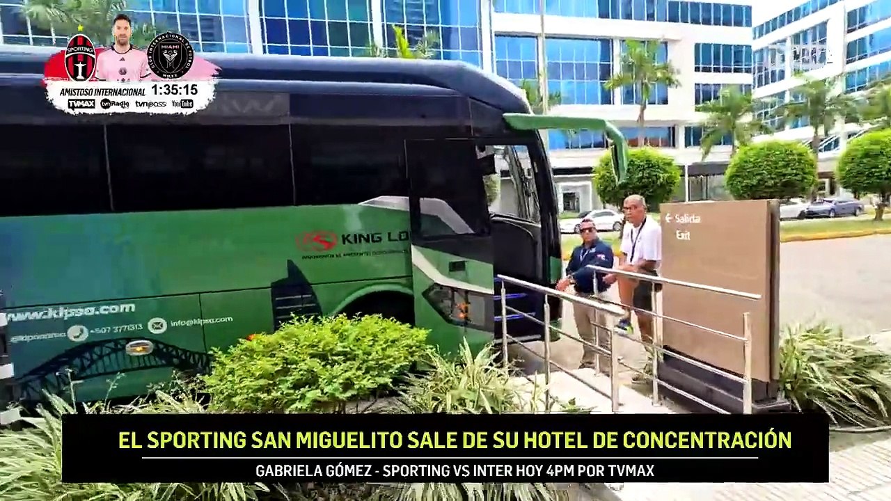 Messi en Panamá: Salida de los equipos de sus respectivos hoteles