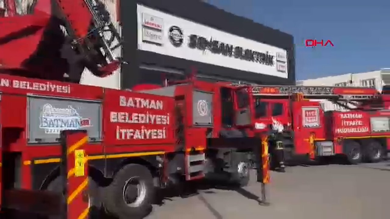 Batman'da, kaynak yapıldığı sırada çıkan yangın, itfaiye ekipleri tarafından söndürüldü