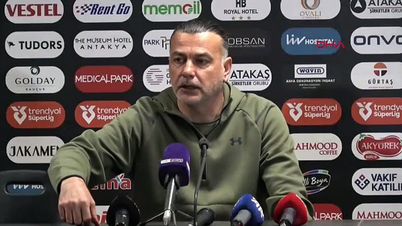 Hatayspor- Antalyaspor maçının ardından