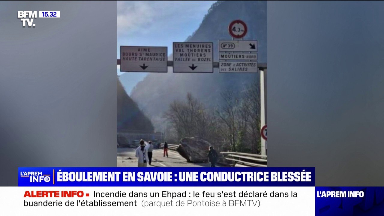 Savoie: ce que l'on sait de l'éboulement qui perturbe fortement l'accès aux stations de ski