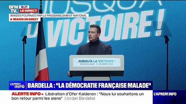 Immigration: Nous appelons solennellement Emmanuel Macron à l'organisation d'un grand référendum , déclare Jordan Bardella (RN)