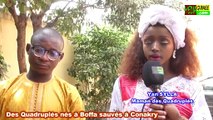 Boffa : des quadruplés nés a boffa sauvés a conakry