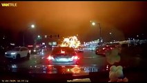 Video del accidente aéreo en Filadelfia, Estados Unidos
