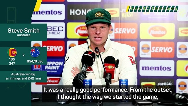 Smith delighted with 'near-flawless' Australian victory