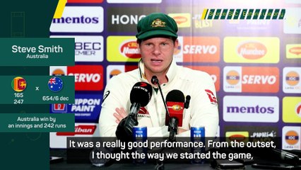 Smith delighted with 'near-flawless' Australian victory