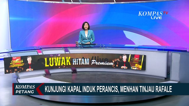Menhan Tinjau Rafale saat Kapal Induk Perancis Charles de Gaulle Bersandar di Lombok
